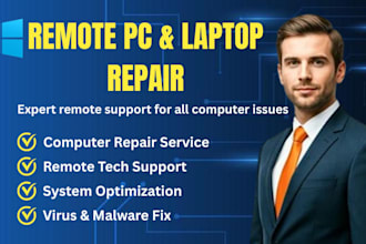 repair, fix issues and optimize your windows, mac, pc or laptop remotely