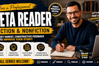 beta read ya fantasy horror thriller, science fiction romance beta reader
