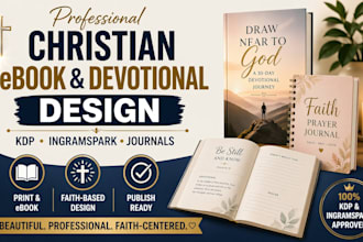 format christian ebook,fomat print ready paperback, journal for kdp, ingramspark