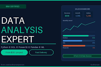 do data cleaning, analysis and interactive visualization using python and sql