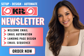 setup convertkit newsletter kit landing page convertkit email newsletter expert