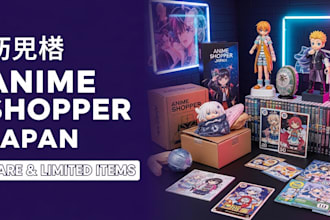 be your japan anime personal shopper for rare merch, figures and collectibles