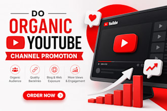 do organic youtube channel promotion