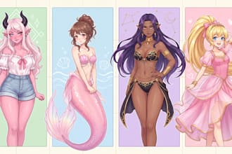 create nsfw erotic character designs, comic pages, and graphic novels