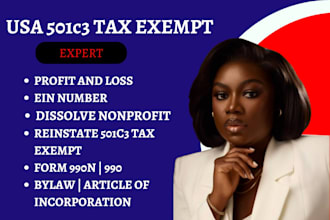 start 501c3 nonprofit tax exempt registration, form 990n 990, 1023ez application