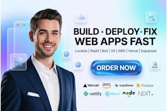 bulid deploy fix lovable replit app aws bolt webapp v0 oauth cloud integration