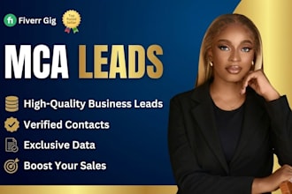 provide mca ucc and mca funded exclusive leads