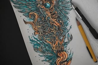 design professional creative tattoo design