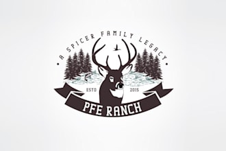 design existing artwork family ranch logo