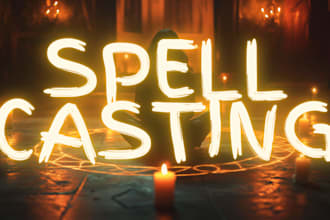 make a custom spell cast out unknown spiritual powers