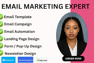 do email marketing, automation, newsletter design, and targeted email campaigns