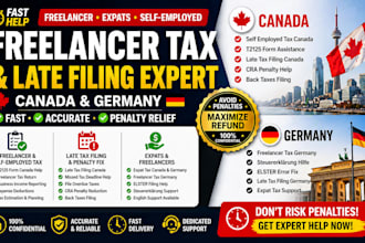 fix freelancer tax and late filing canada germany fast