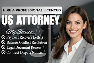 draft a legal demand letter or attorney demand notice as a US lawyer