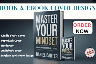 design book cover, ebook cover and kindle cover design