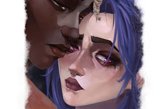 create a digital illustration