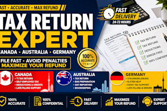 file tax return canada germany australia fast max refund