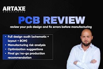 review your pcb design and fix errors before manufacturing