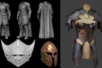 3d cosplay creation pepakura evafoam wearable cosplay armor anime 3d props, mask