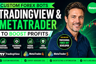 develop custom forex bots for tradingview and metatrader to boost profits