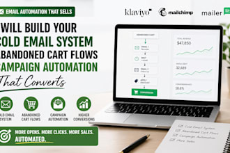 build your cold email system abandoned cart flows campaign automation converts