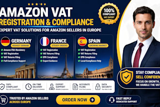 register vat in germany, france and spain for amazon fba sellers