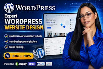 do wordpress course creation website,membership course platform, online training