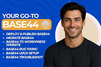 migrate base44 to wordpress publish base44 web app deploy base44 bug fixing