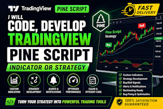 code, develop tradingview pine script indicator or strategy