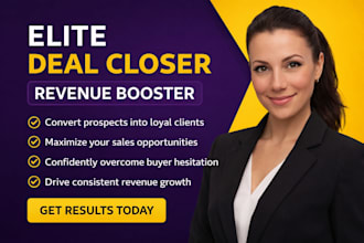 commission based b2b sales closer high ticket sales closer deal expert sales rep