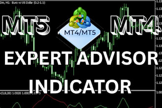 develop mt4 mt5 expert advisor and custom indicator in mql4 mql5