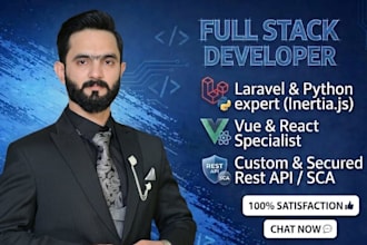 create professional laravel admin dashboard with vuejs or react