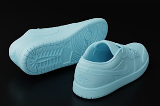 create 3d shoe prototypes for manufacturing and production