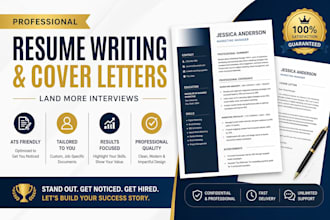 write and revise resumes and cover letters