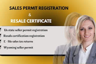 get wyoming seller perrmit, sales tax permit, tax exempt and resale certificate