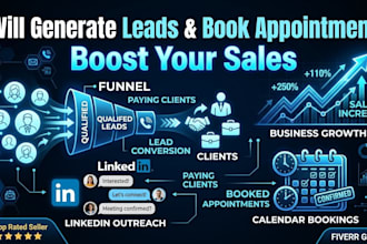 be your linkedin marketing b2b sales manager appointment setter deal developer
