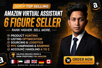 be your amazon fba private label virtual assistant product research ppc expert