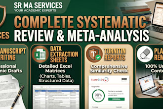 conduct a systematic review and meta analysis