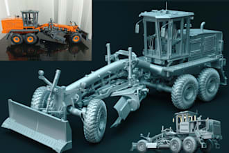design custom 3d printable car modeling stl for scale model rc car 3d printing