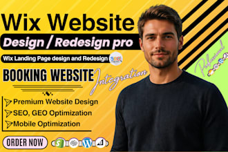build wix website design, wix website redesign, wix online store, wix harmony