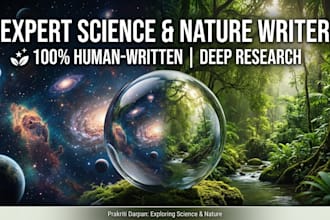 be your expert science and wildlife writer