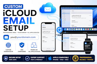 set up a custom icloud email domain on all your apple devices