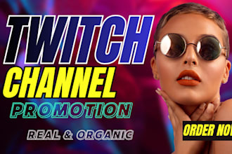 promote twitch channel, boost twitch live viewers