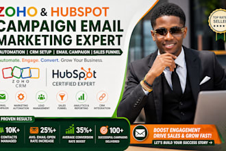 be your zoho hubspot salesforce email marketing expert automation crm specialist