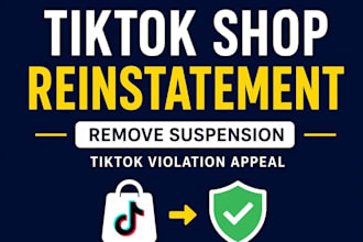 remove tiktok shop suspension tiktok reinstatement and appeal tiktok violation