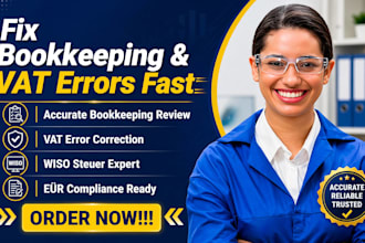 correct bookkeeping errors, vat postings in wiso steuer for eÜr tax compliance