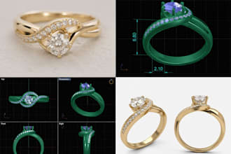 create 3d jewelry 3d printing jewelry cad modeling 3d cad jewelry realistic