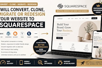 convert clone migrate wix tumblr blogger wordpress tilda to squarespace redesign