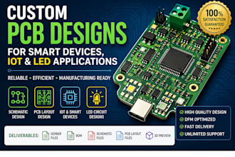 design reliable pcb boards for smart devices, iot and led electronics