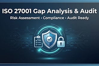 conduct an iso 27001 gap analysis and compliance audit