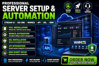 setup xtream ui xui one server whmcs automation ssl install drm script api int